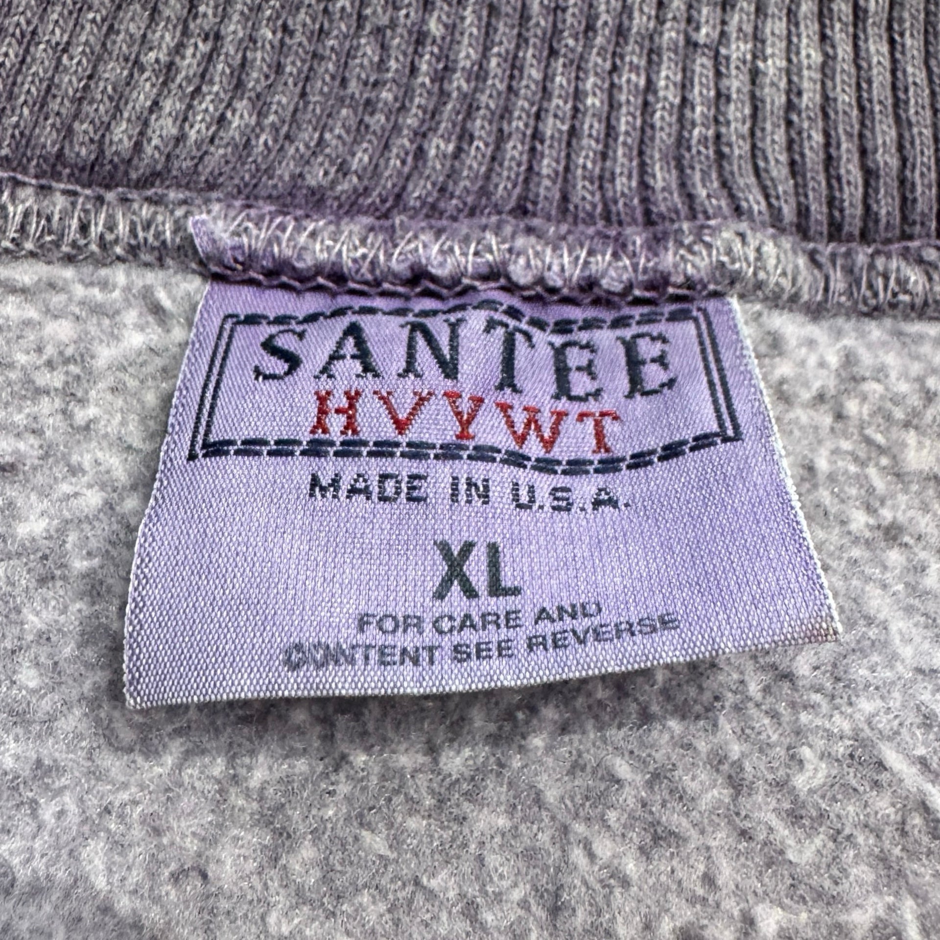 Santee Vintage Blank XL Quarter Zip