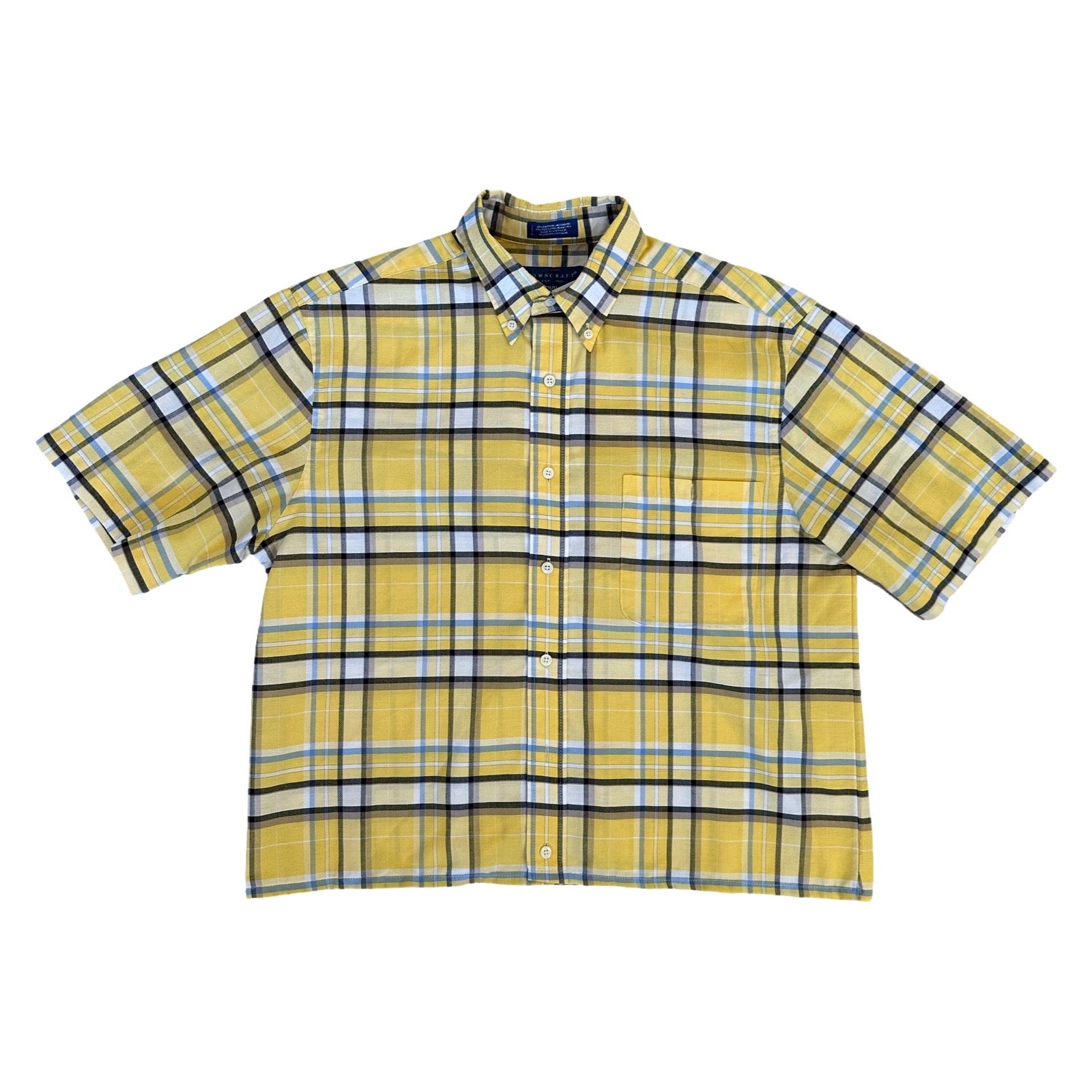 Boxy Waistline Cut Shirt - Warm Colorways