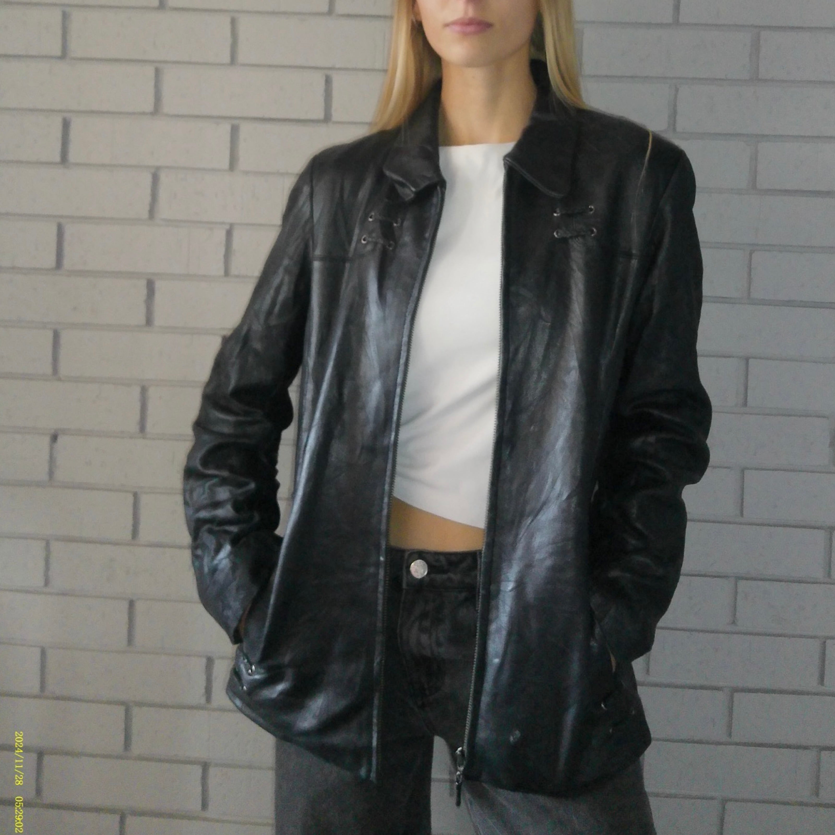 Kasper Medium Leather Jacket