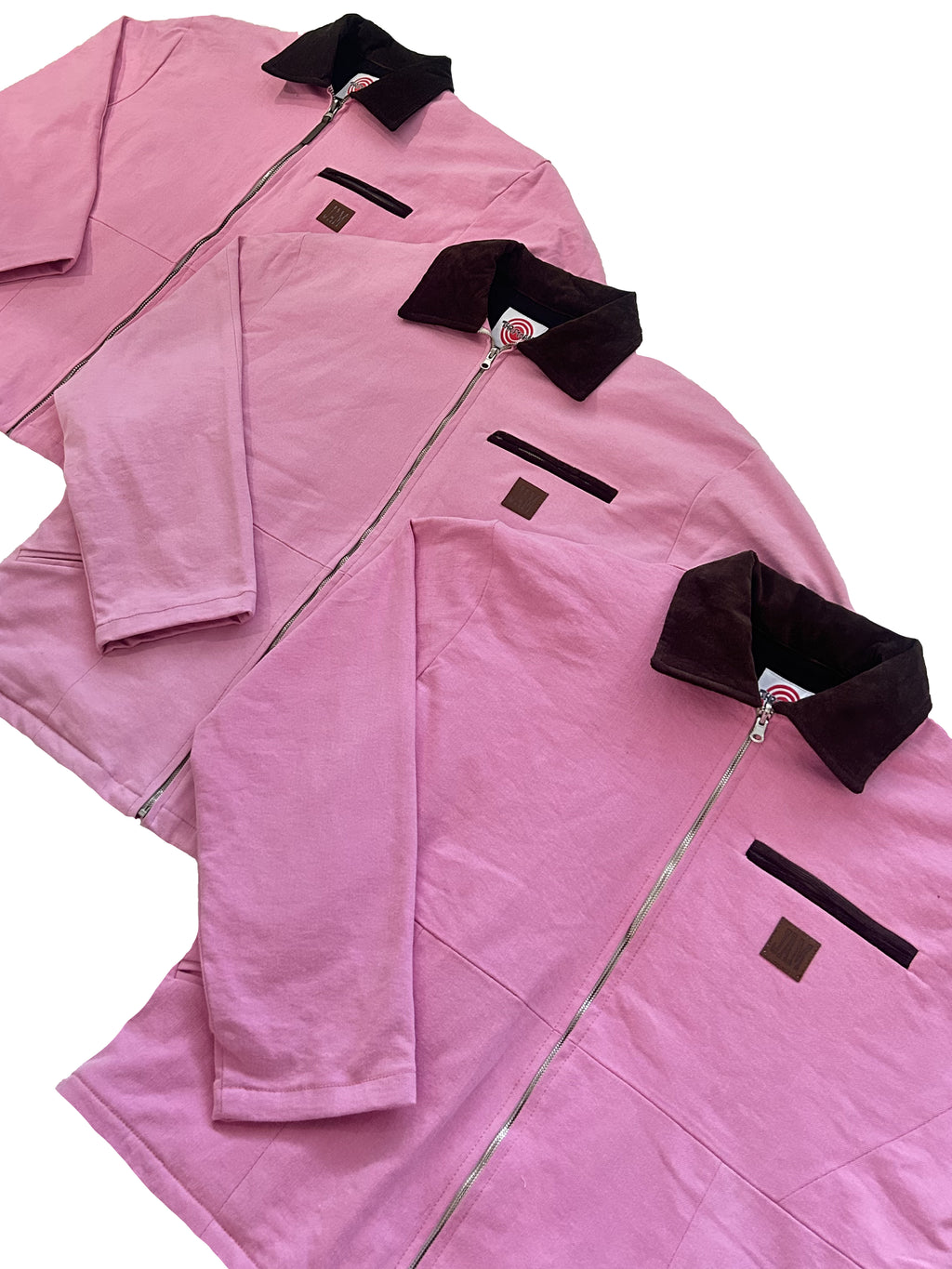 Pink Canvas Oversized Jacket