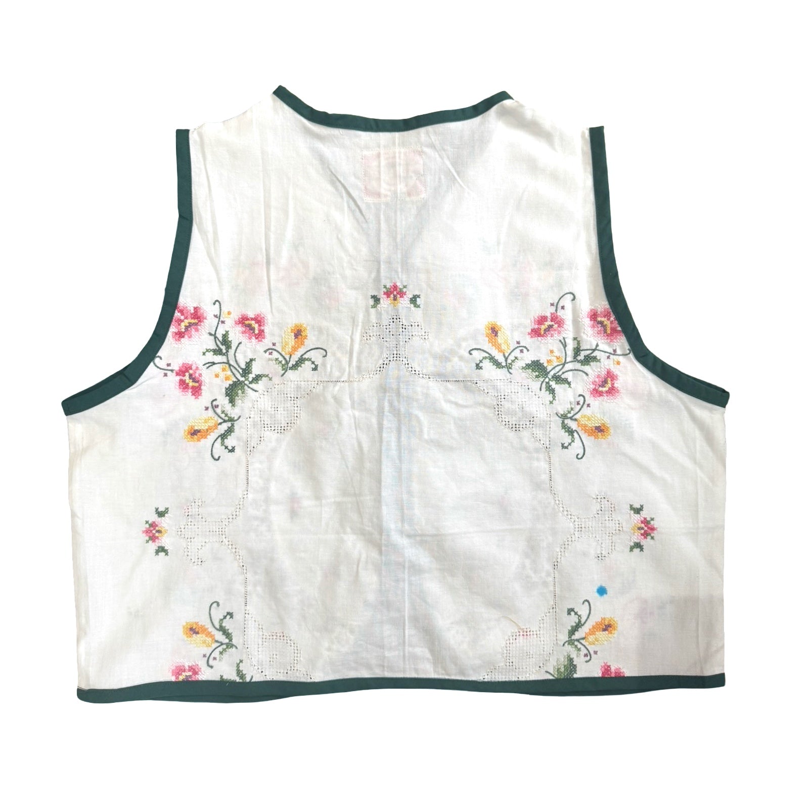 Flwr Pwr Small Linen Tie Top Rework
