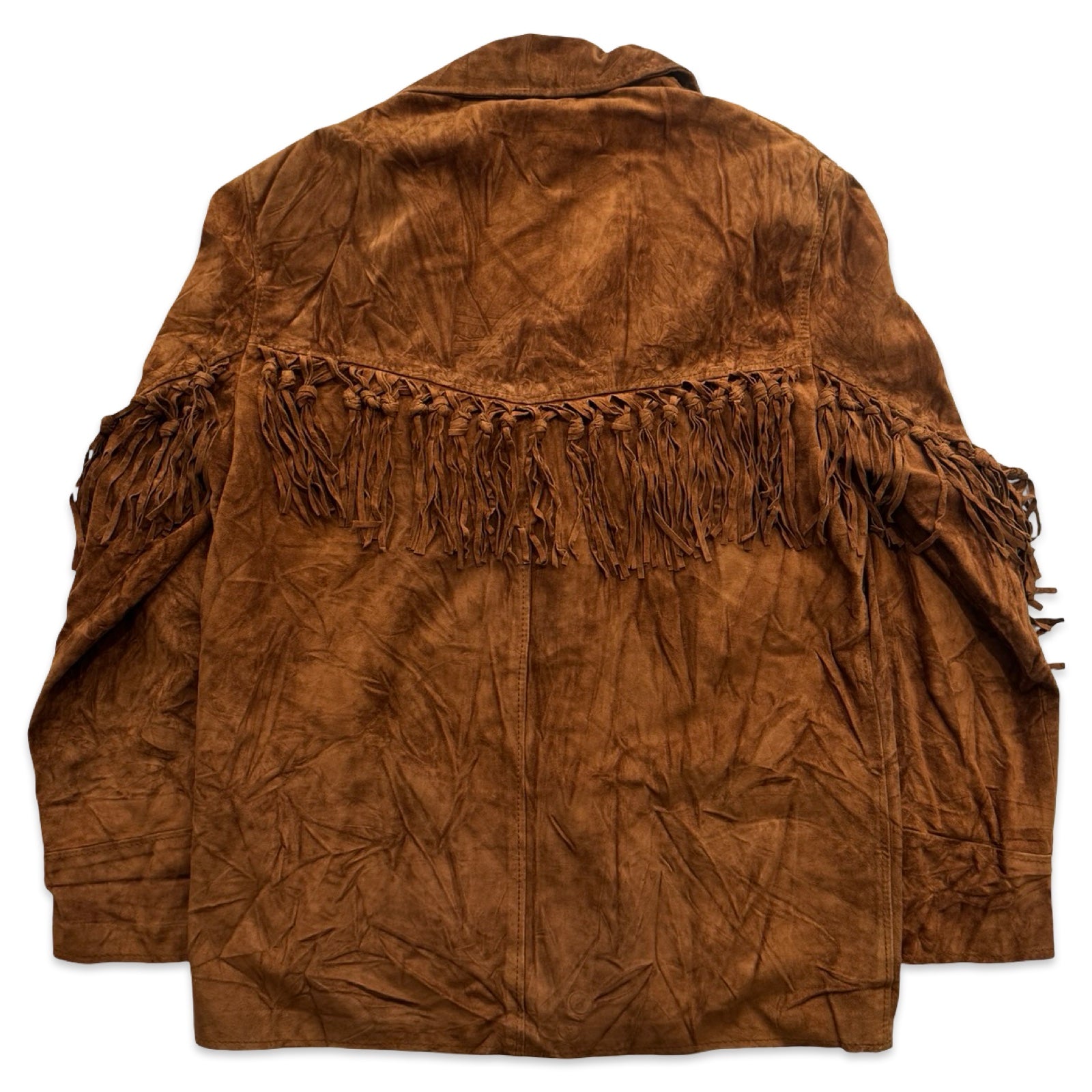 Alessandra Large Suede Fringe Jacket