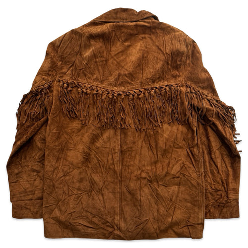 Alessandra Large Suede Fringe Jacket
