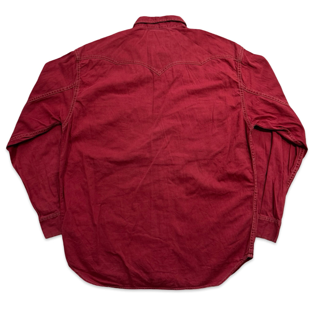 Red Levi Strauss & Co Western Shirt