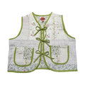 Muted Spring Florals Quilted Vest Reworks