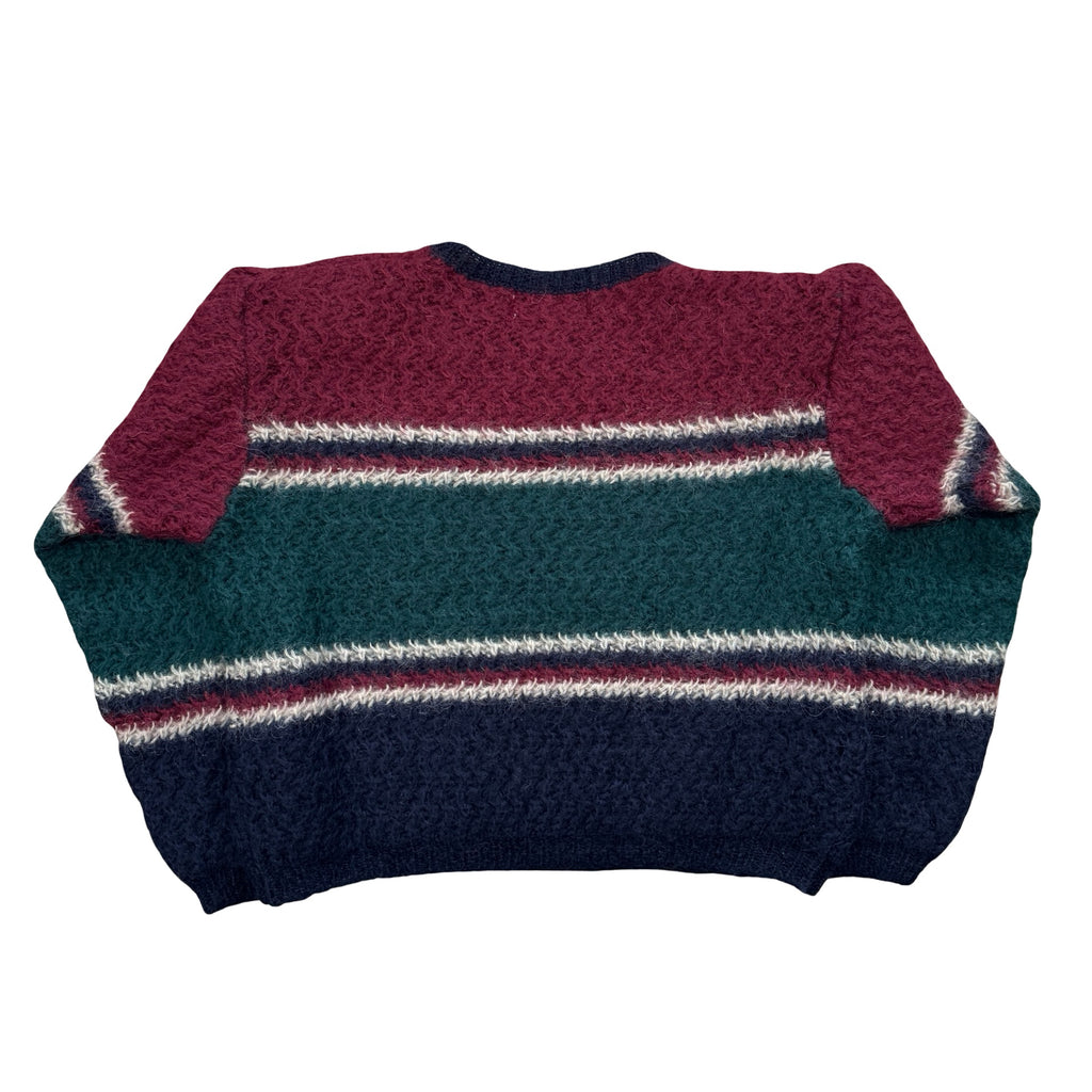 Milano Jewel Toned Striped Women's Large Sweater
