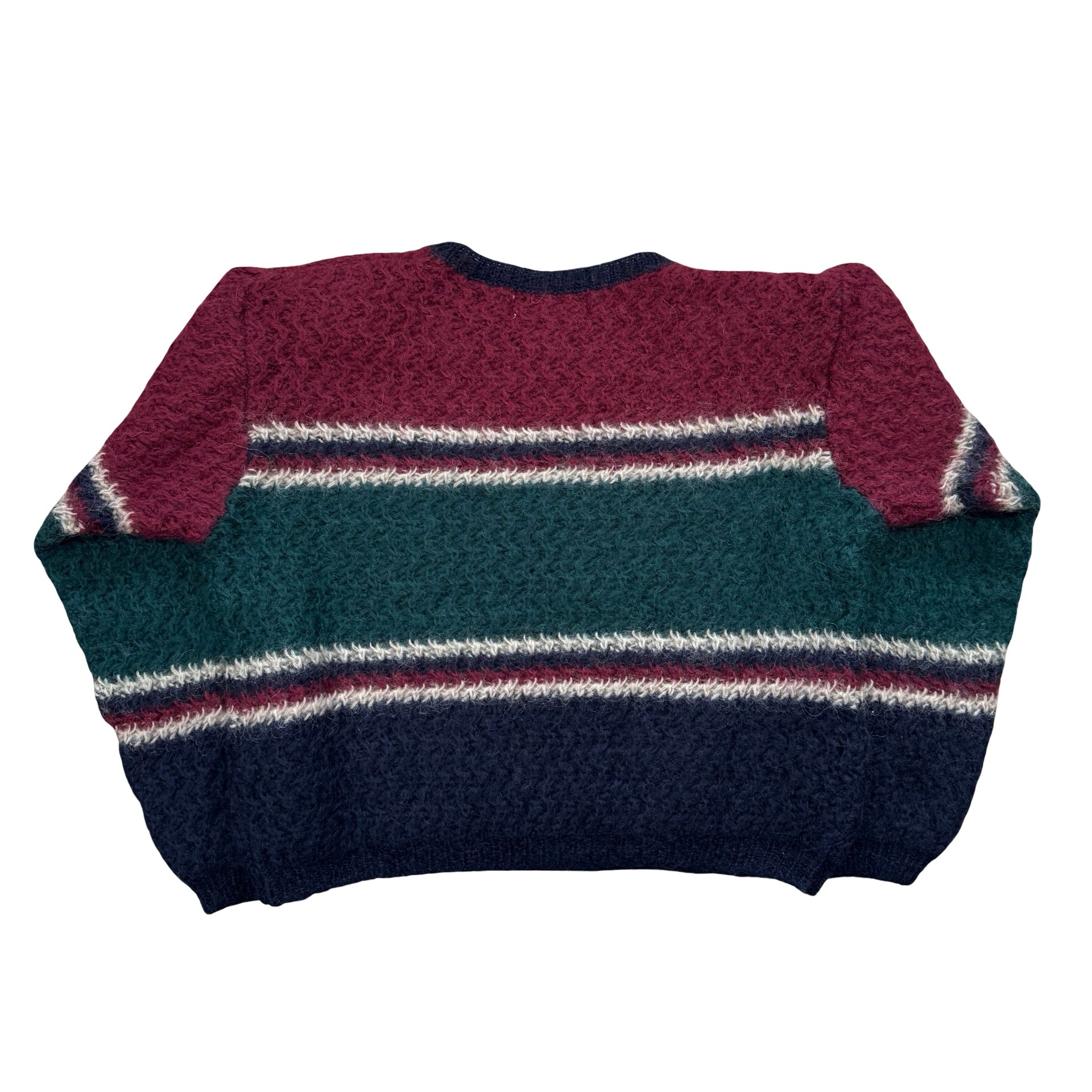 Milano Jewel Toned Striped Women's Large Sweater