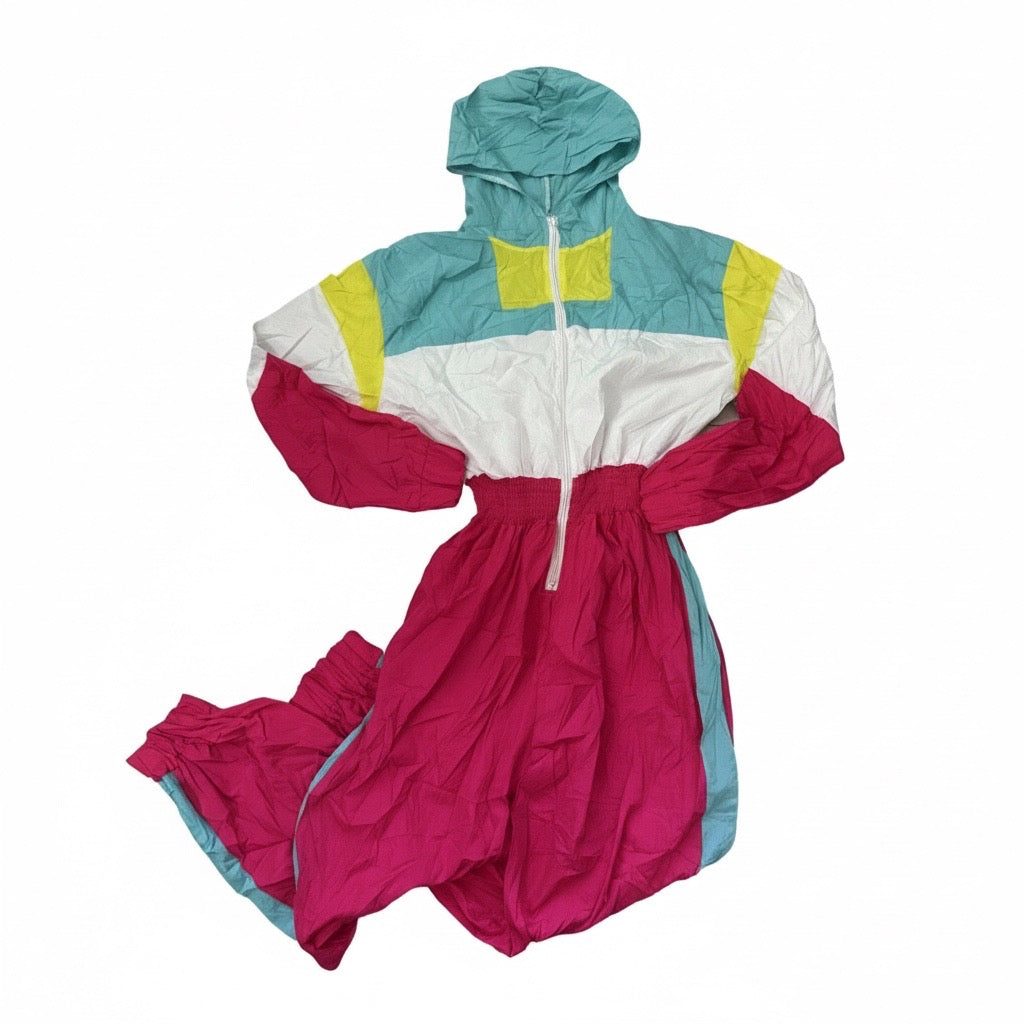 Retro Small Windbreaker Jumpsuit