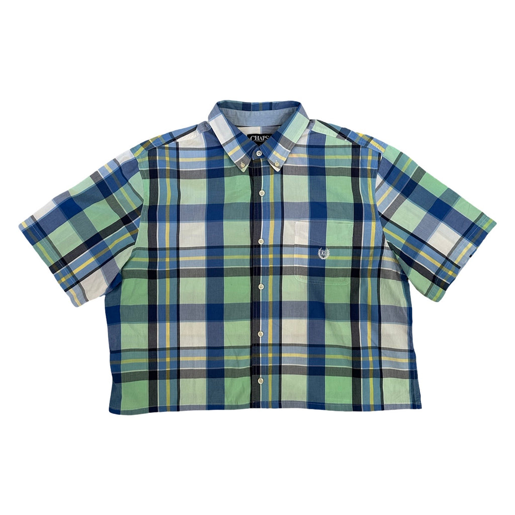 Boxy Waistline Cut Shirt - Cold Colorways