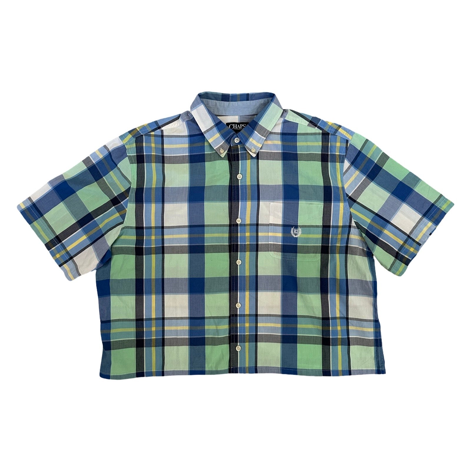 Boxy Waistline Cut Shirt - Cold Colorways