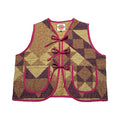 Purple & Gold Quilted Vest Reworks