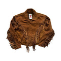 Caramel Medium Suede Fringe Jacket