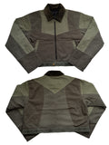 "THE CROP" Cropped Monochrome Patchwork Jackets