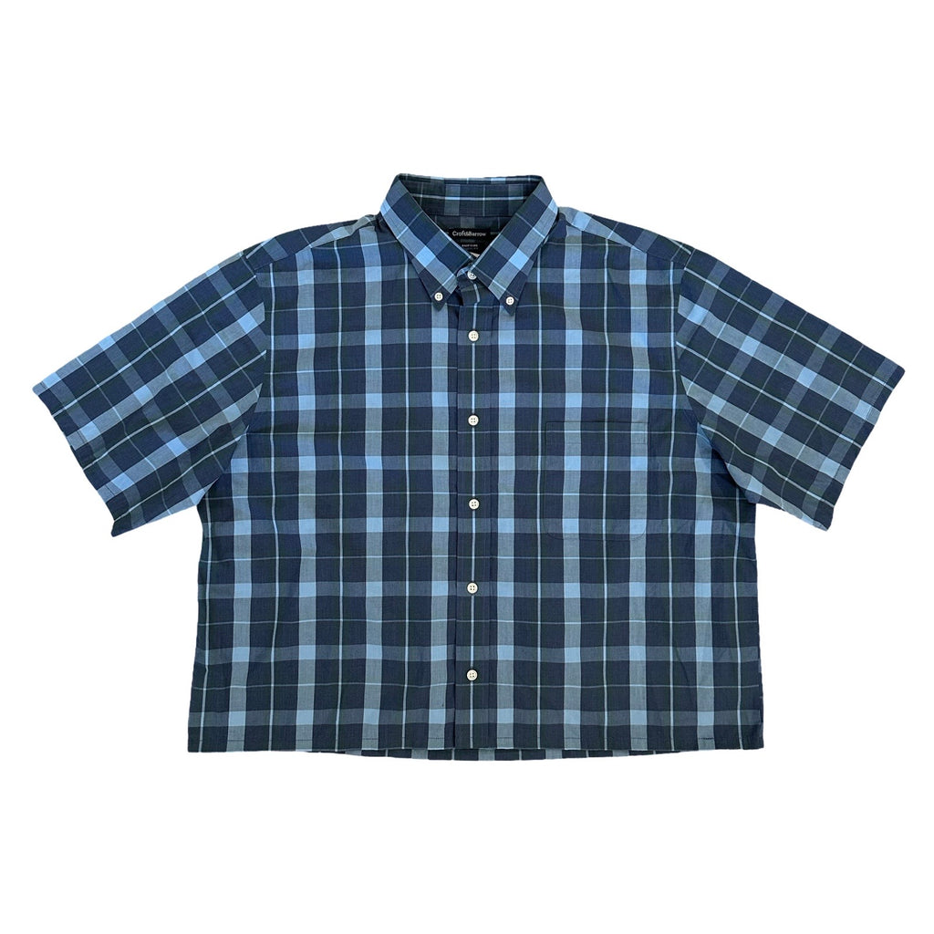 Boxy Waistline Cut Shirt - Cold Colorways