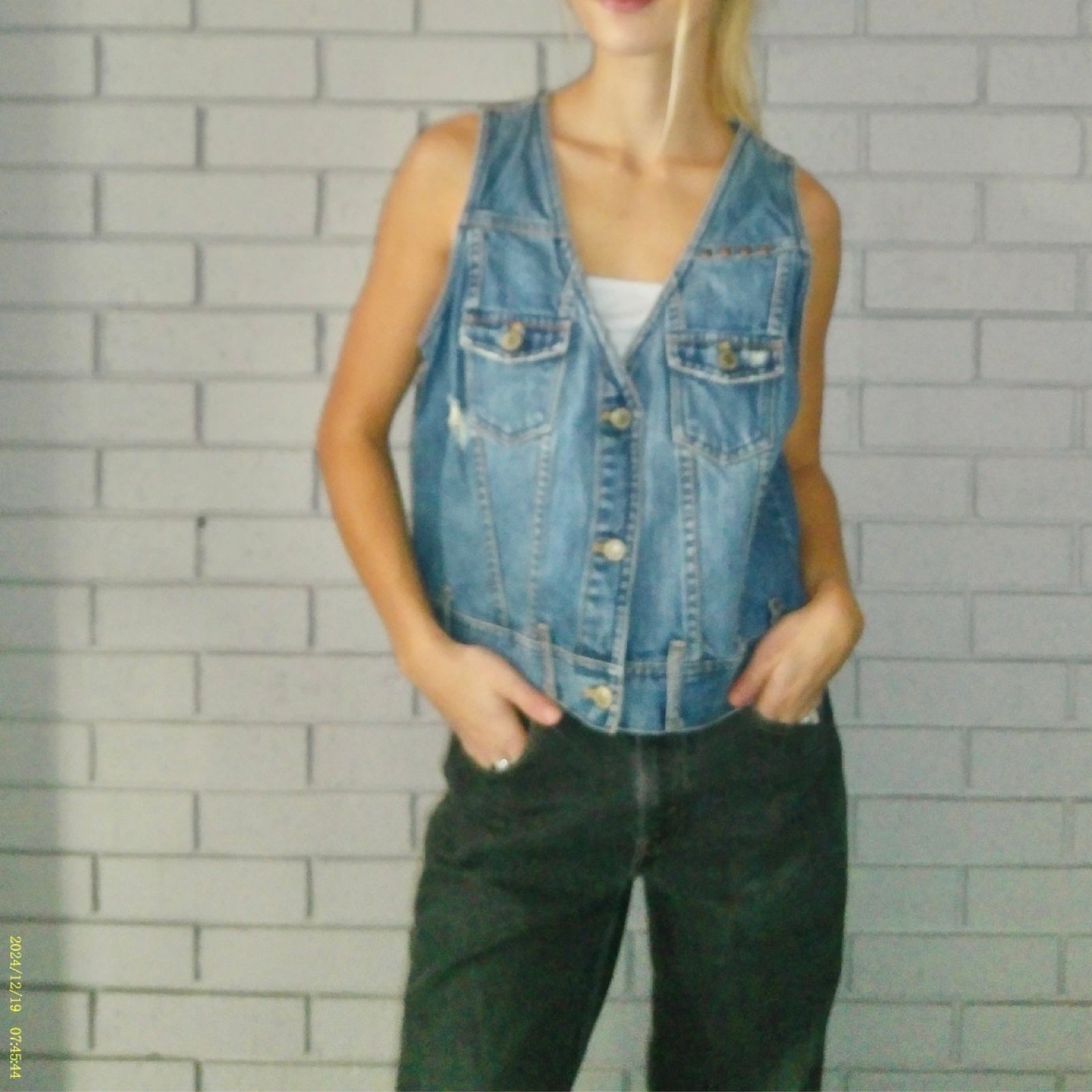 Old Navy Large Denim Vest