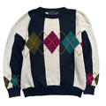 Hunting Horn Argyle Large Sweater