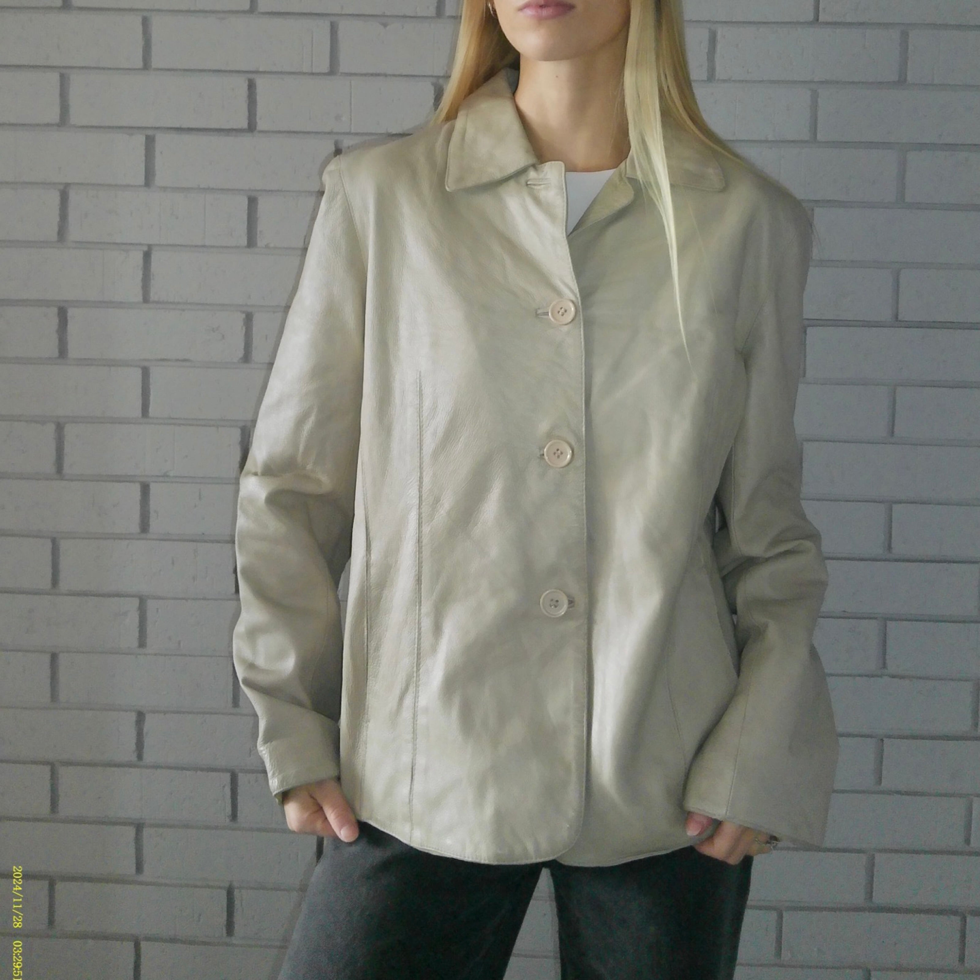 Oscar Piel Large Leather Jacket