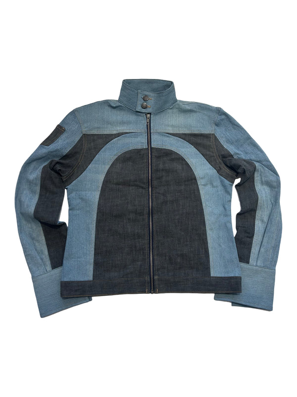 Denim Moto Jacket Women's Rework