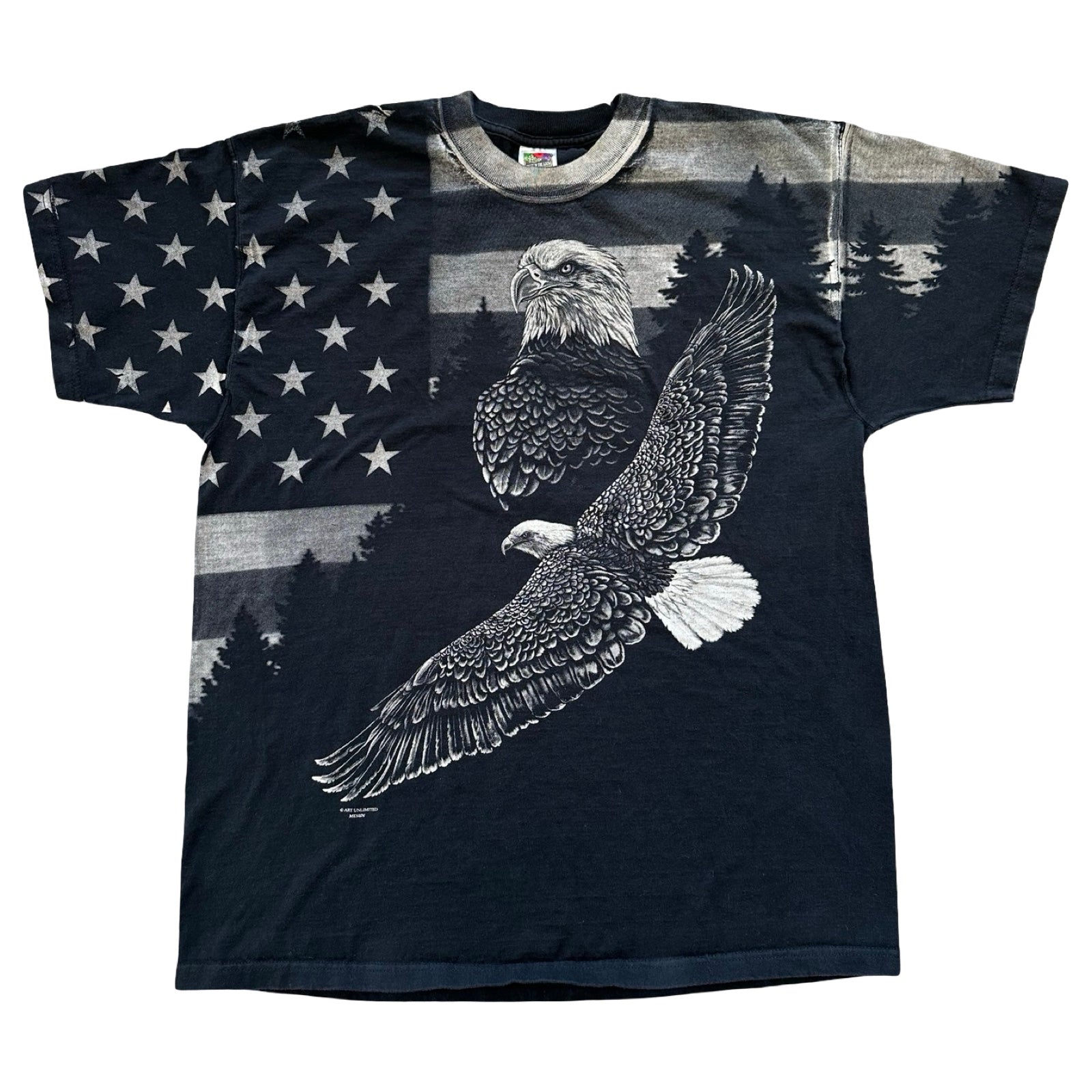 USA Eagle All-Over Print XL T-Shirt
