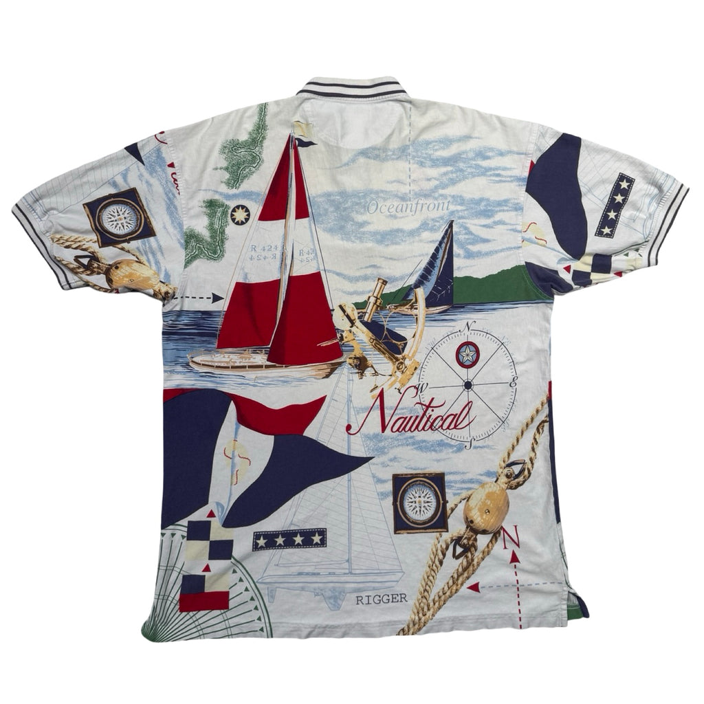 Nautical XL Collared T-Shirt