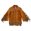Orange Small Suede Fringe Jacket