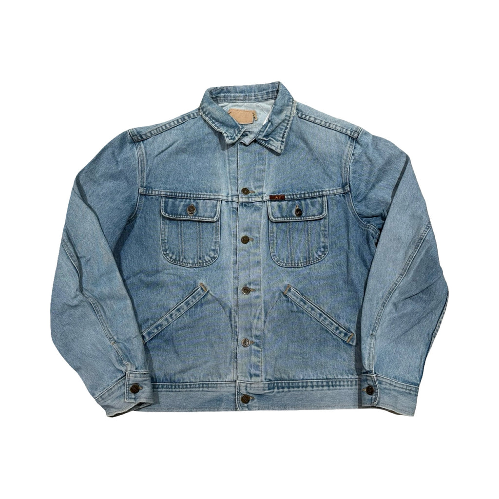 Rifle Trademark Large Light Wash Denim Jacket