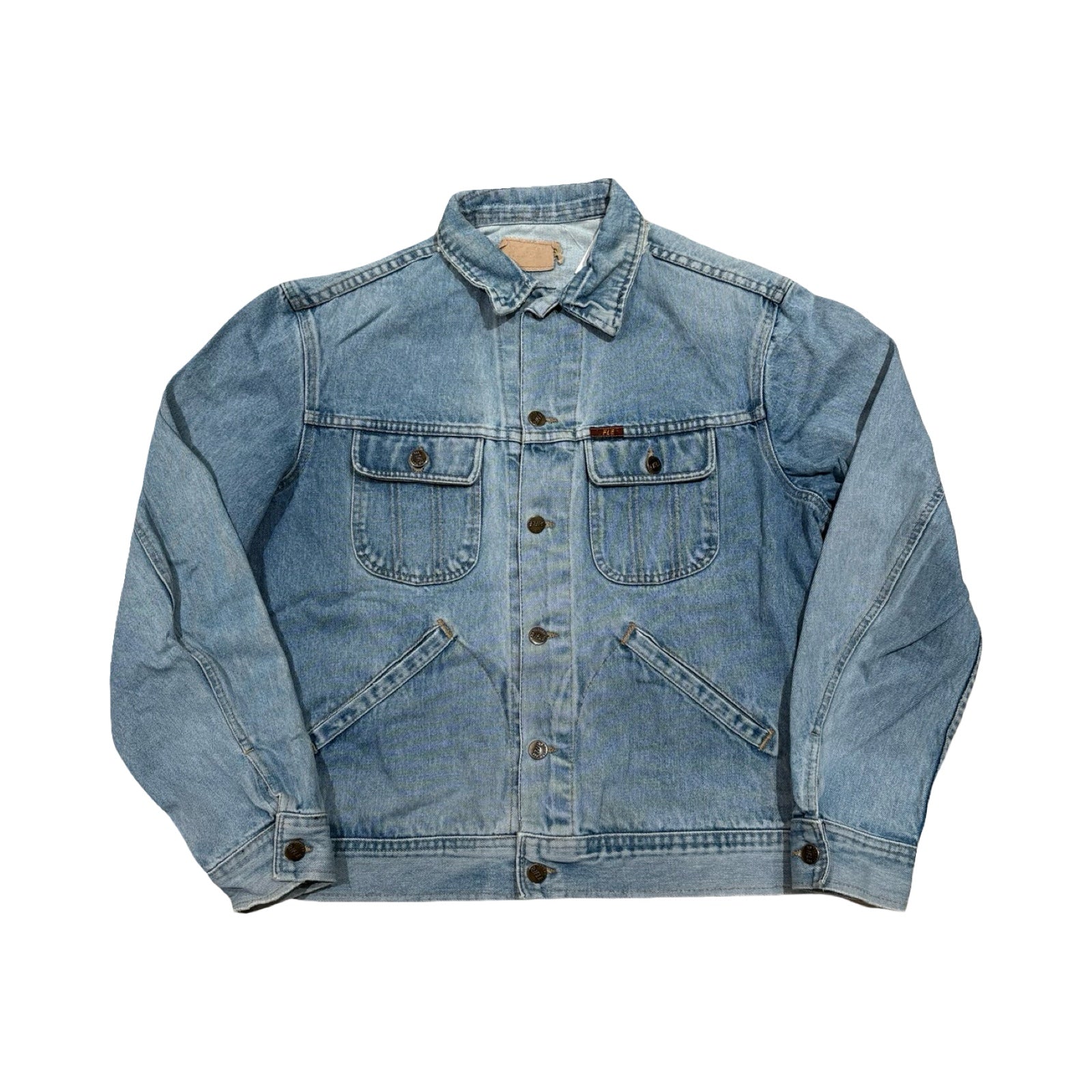 Rifle Trademark Large Light Wash Denim Jacket