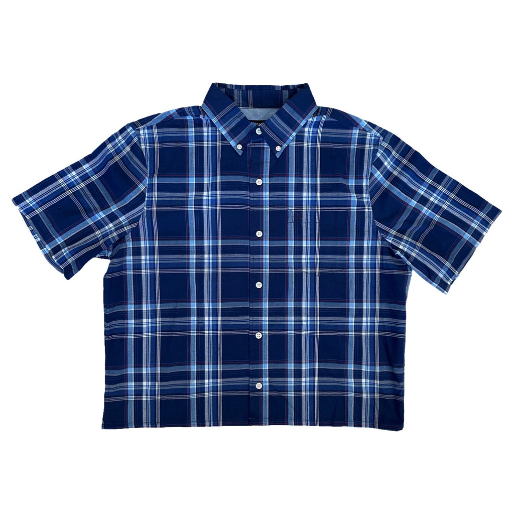 Boxy Waistline Cut Shirt - Cold Colorways