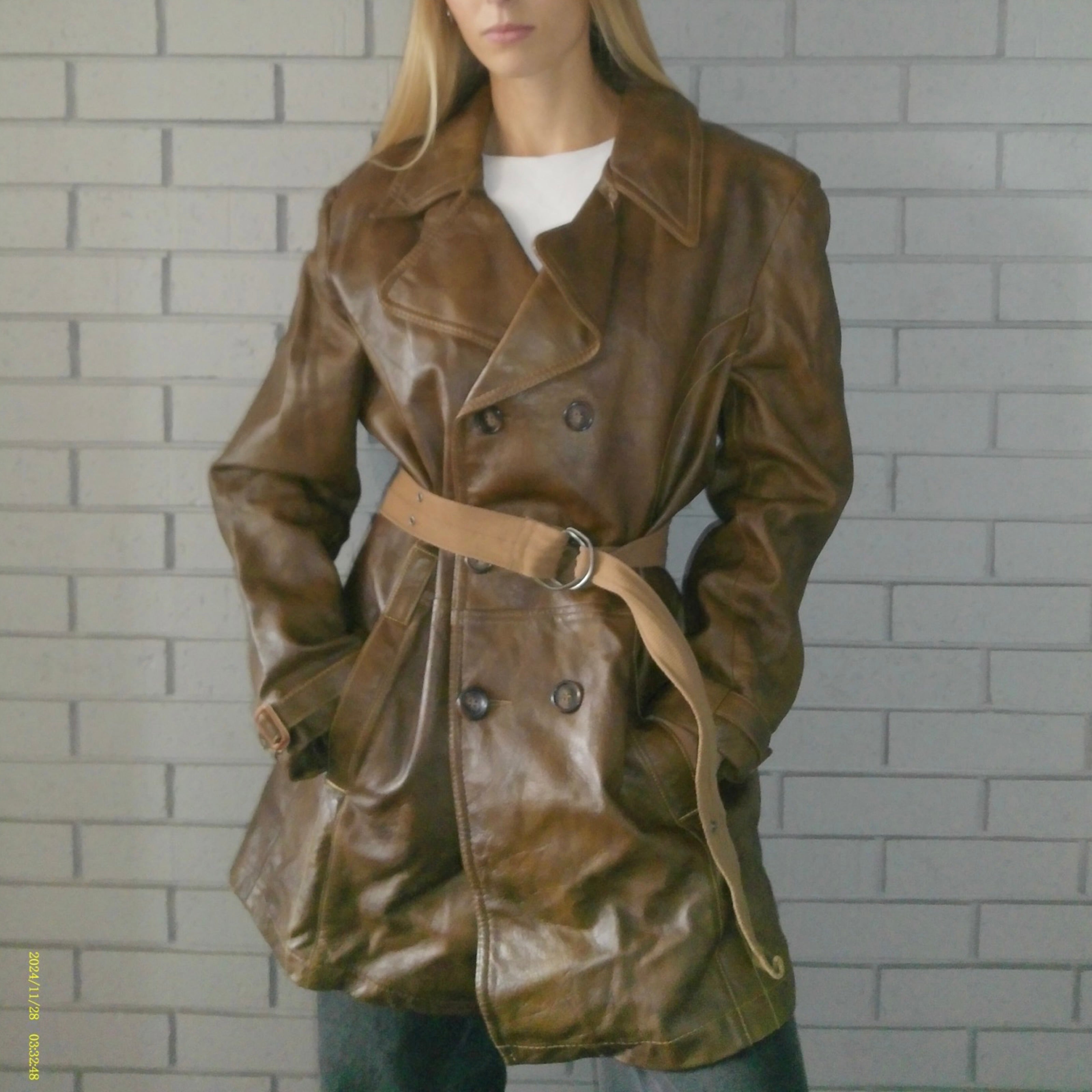 Trench Coat XL Leather Jacket