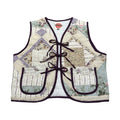 Cool Toned Florals Quilted Vest Reworks