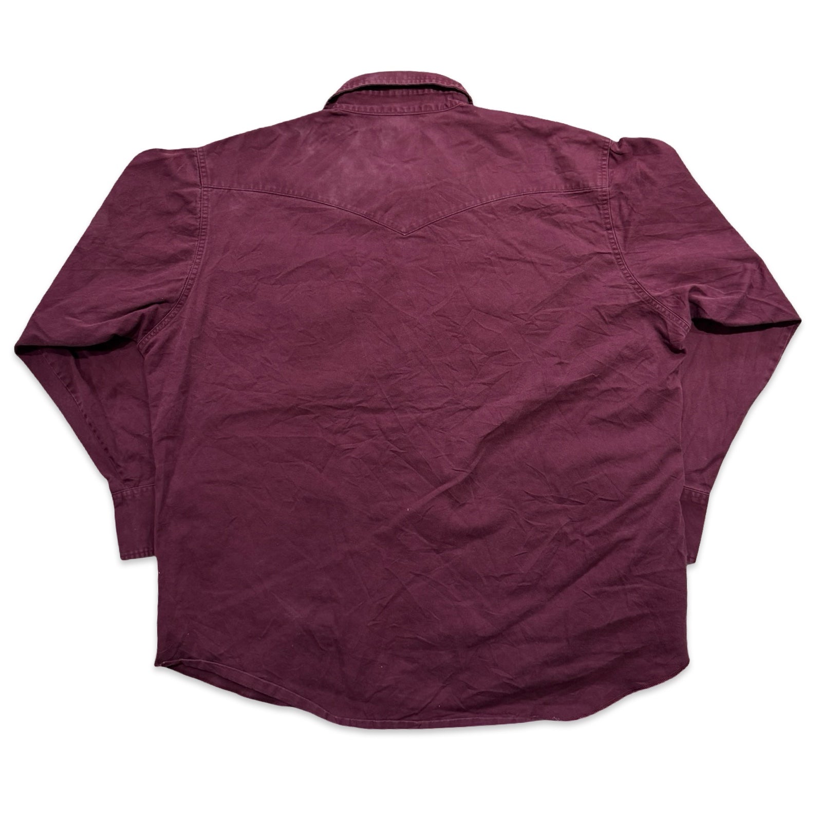 Maroon Wrangler Western Shirt