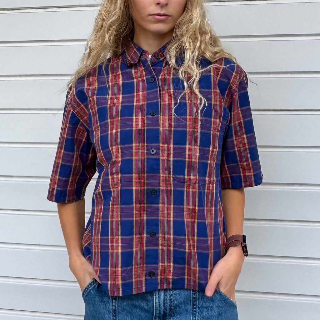 Boxy Waistline Cut Shirt - Neutral Colorways