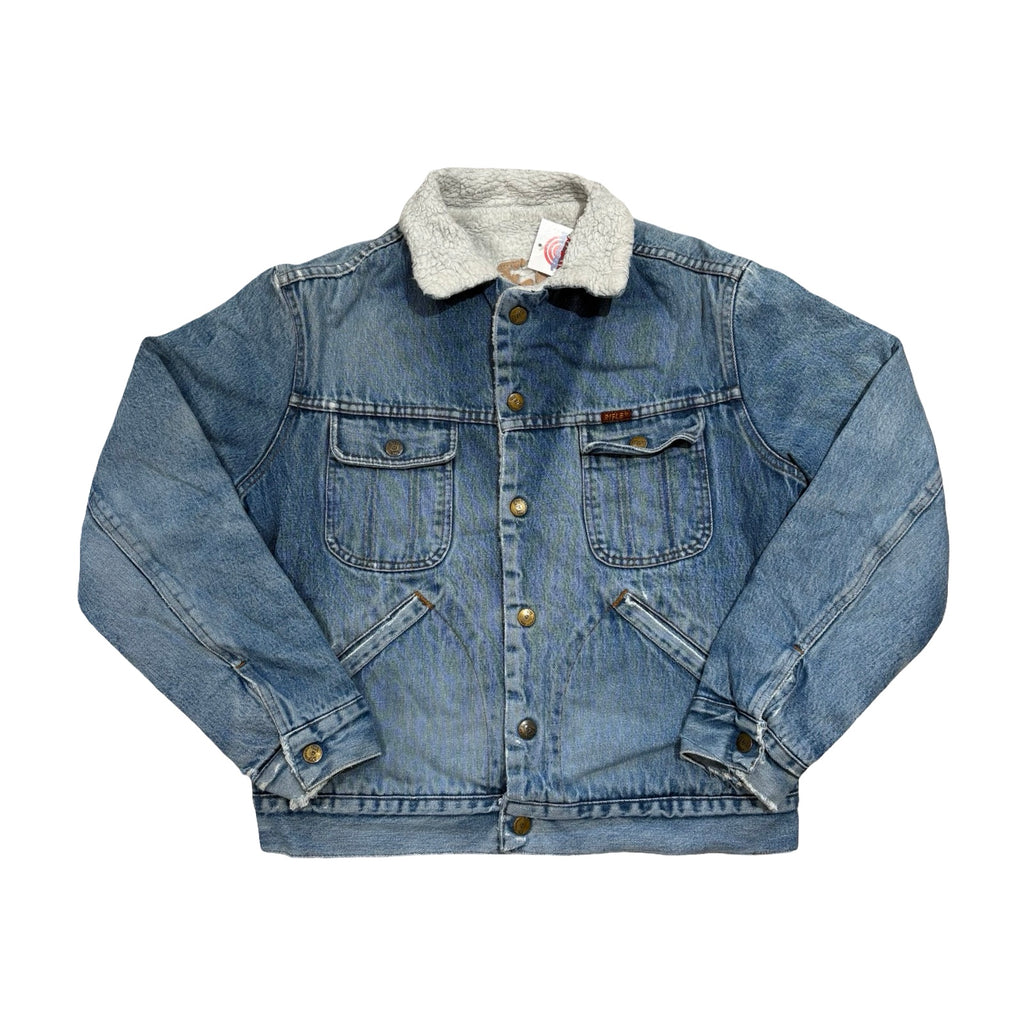 Rifle Trademark Medium Sherpa Lined Denim Jacket