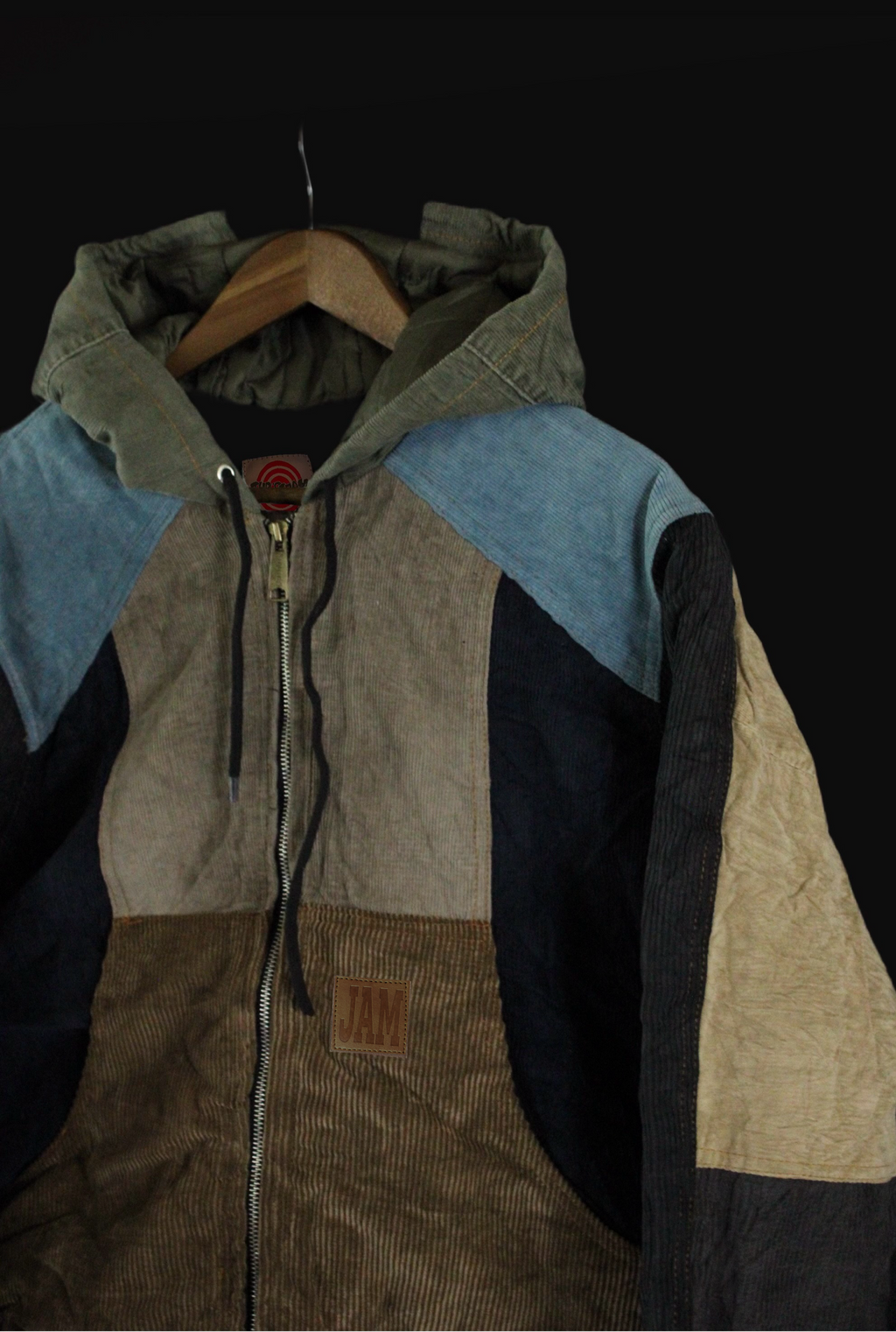 "THE CORD" Corduroy Reworked Patchwork Coat