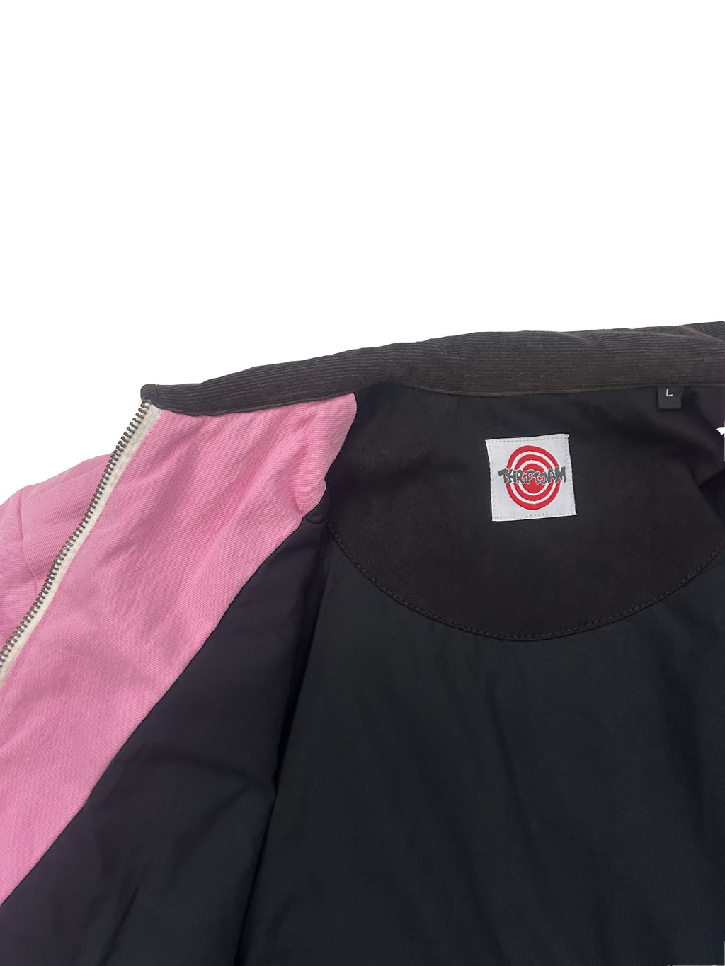 Pink Canvas Oversized Jacket
