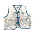 Laced in Florals Medium Linen Tie Top Rework