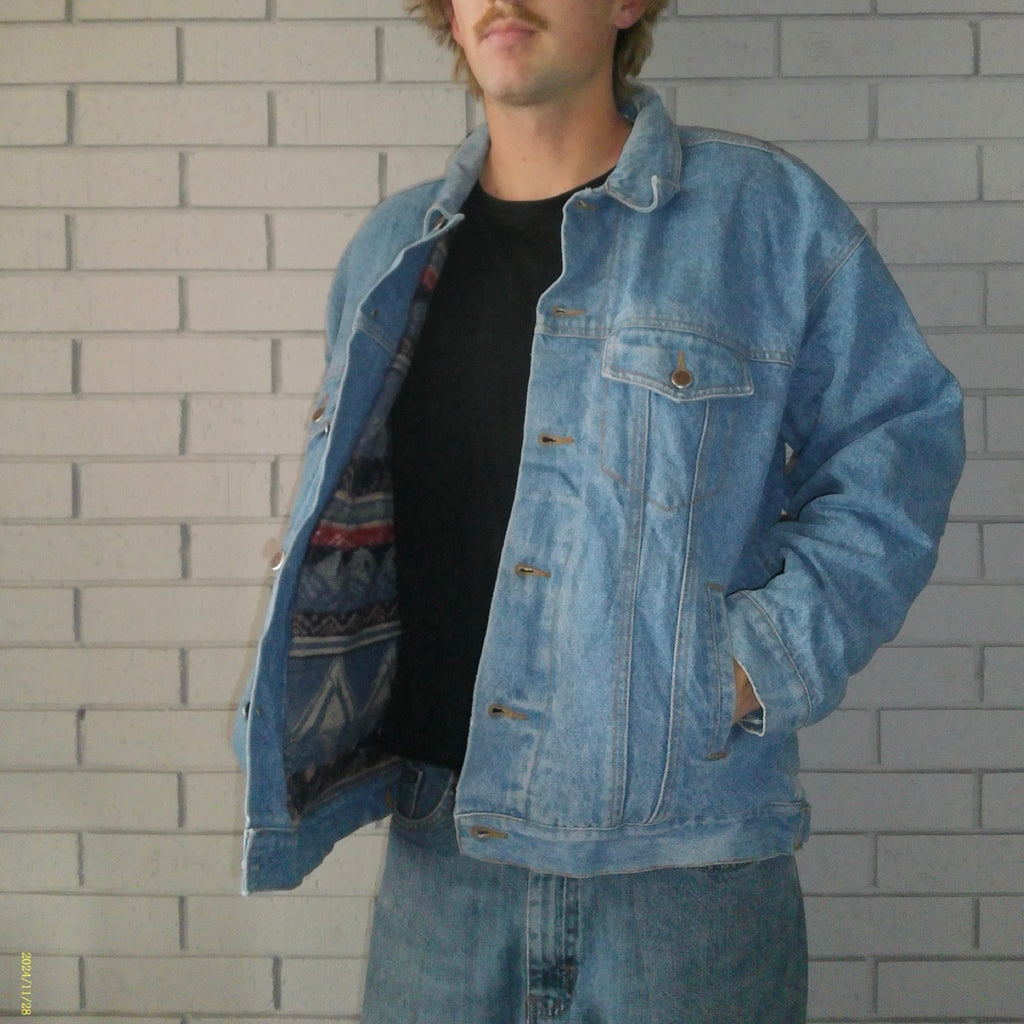 Genuine Sonoma Jean Company Large Denim Jacket