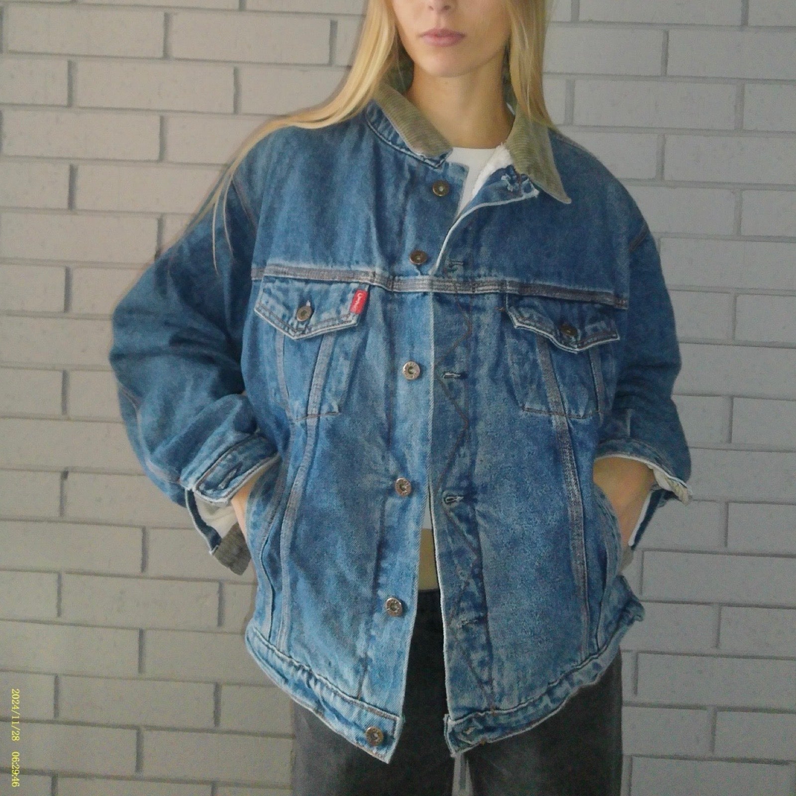 C17 Sherpa Lined Medium Denim Jacket
