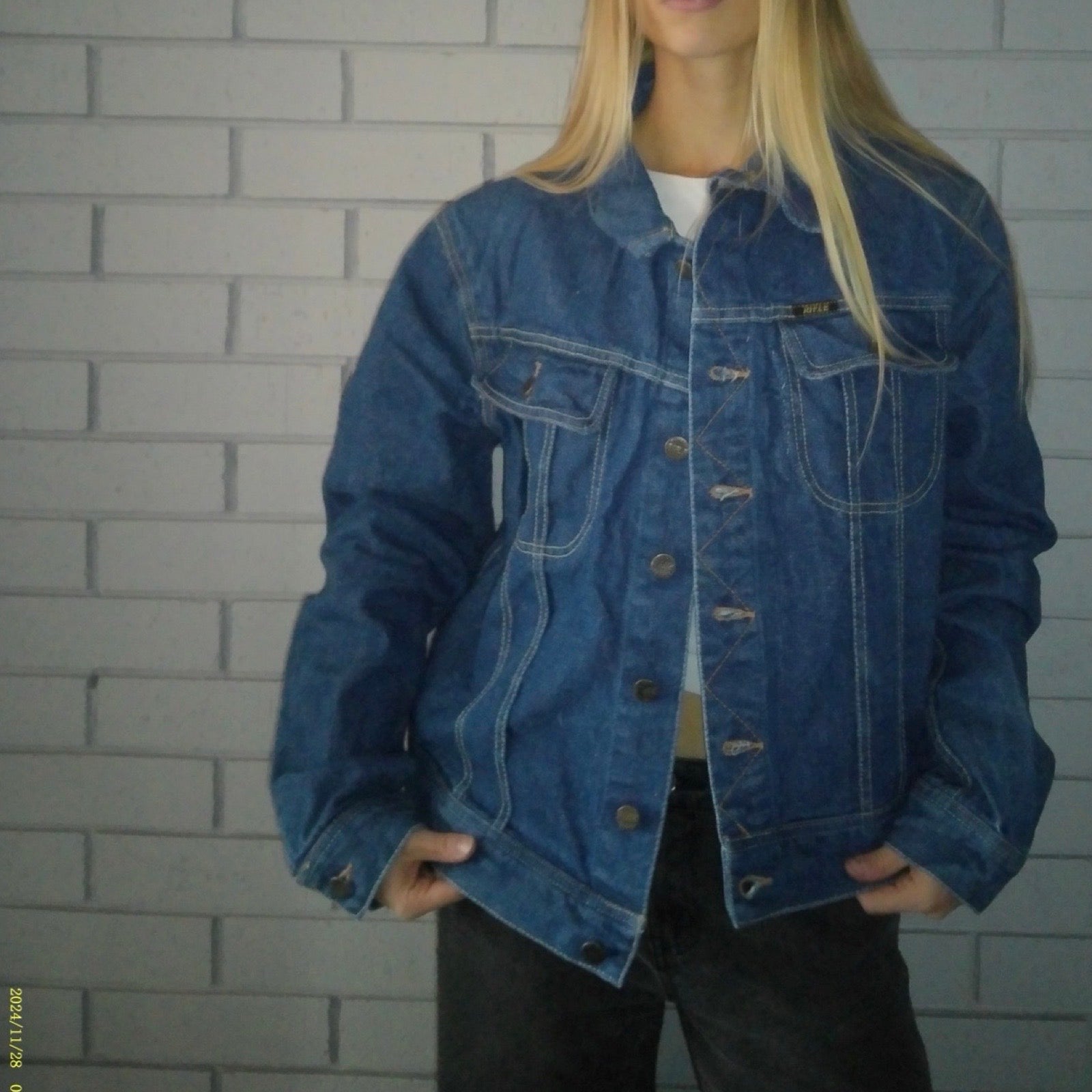 Rifle Trademark Medium Denim Jacket