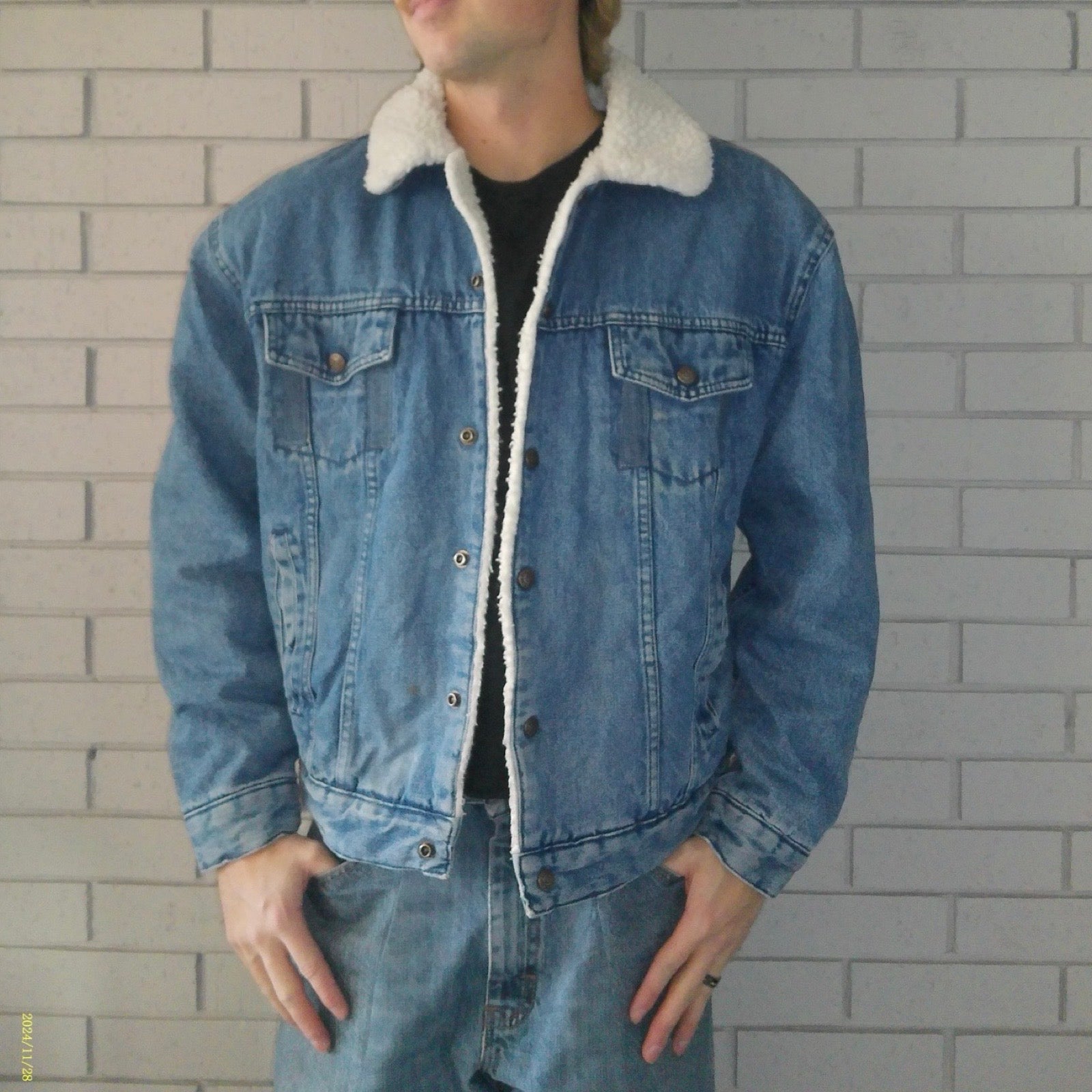 BJ-R Sherpa Lined Denim Jacket