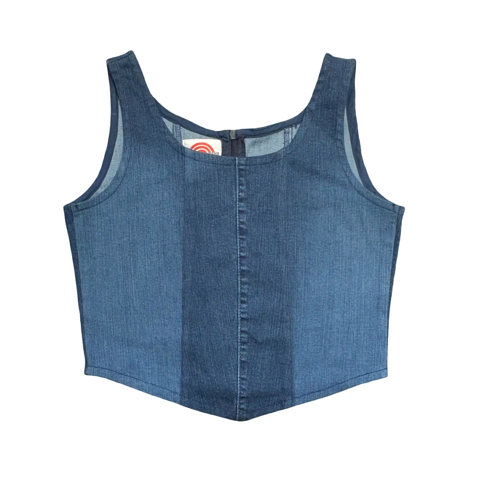 Denim Corset Top Rework
