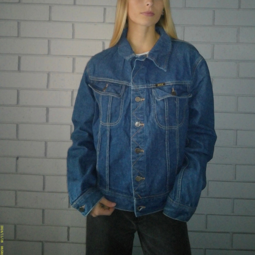 Rifle Trademark Medium Denim Jacket