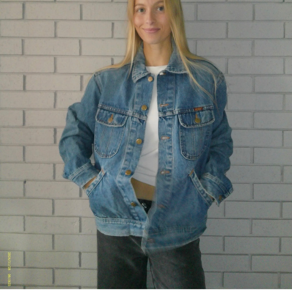 Rifle Trademark Large Denim Jacket