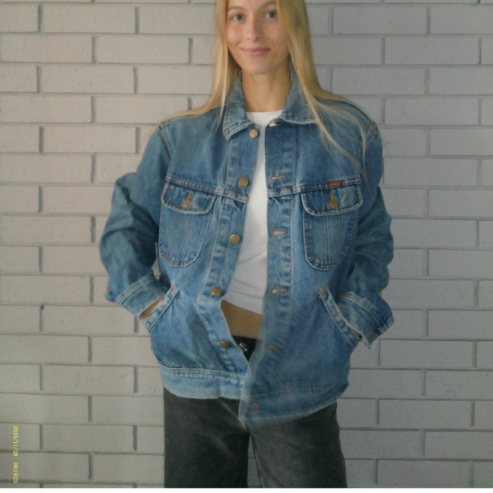 Rifle Trademark Large Denim Jacket