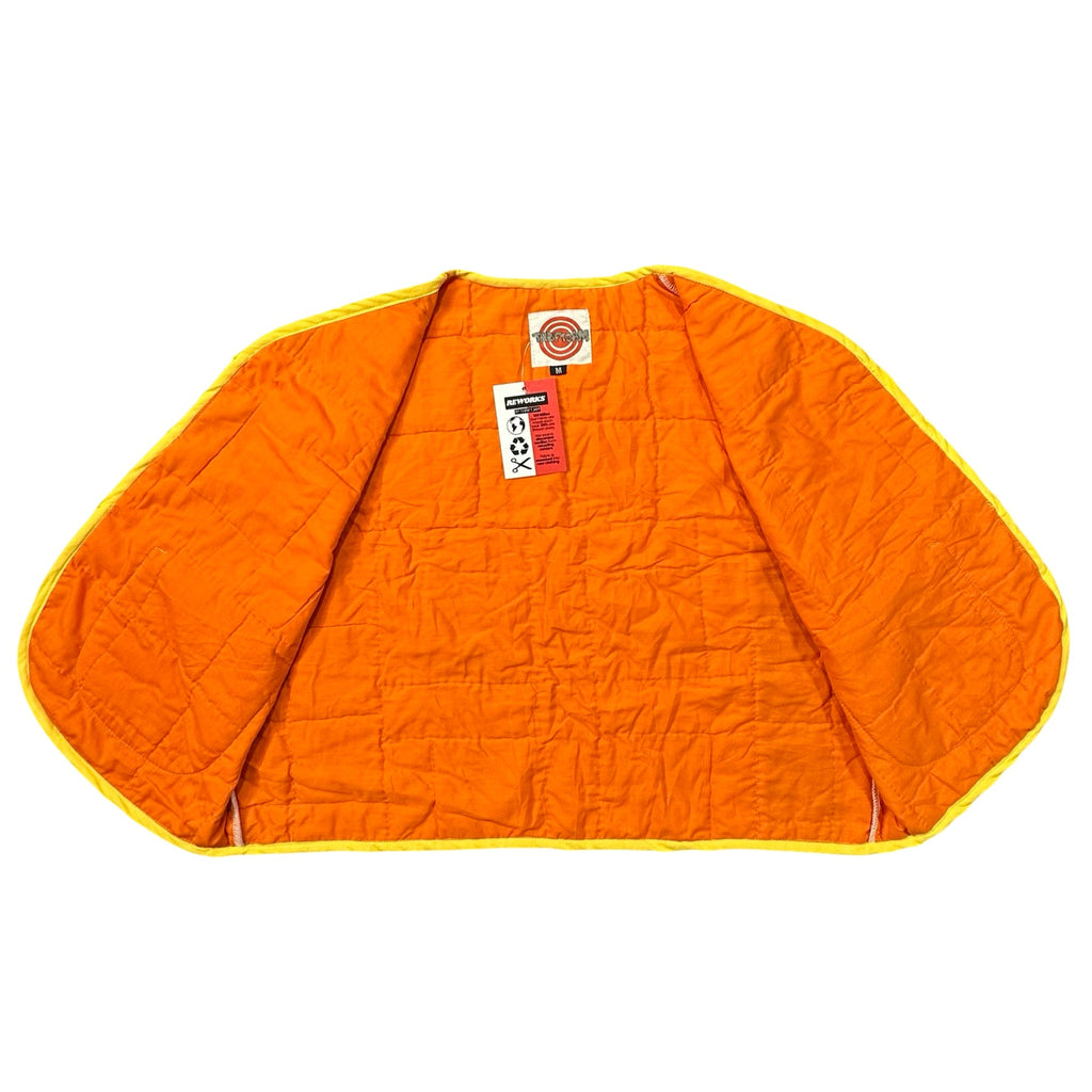 Buttercup Calico Patchwork M quilted vest rework - lining