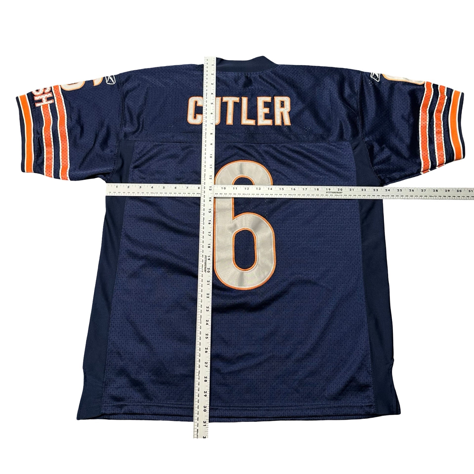 Jersey back with measurements