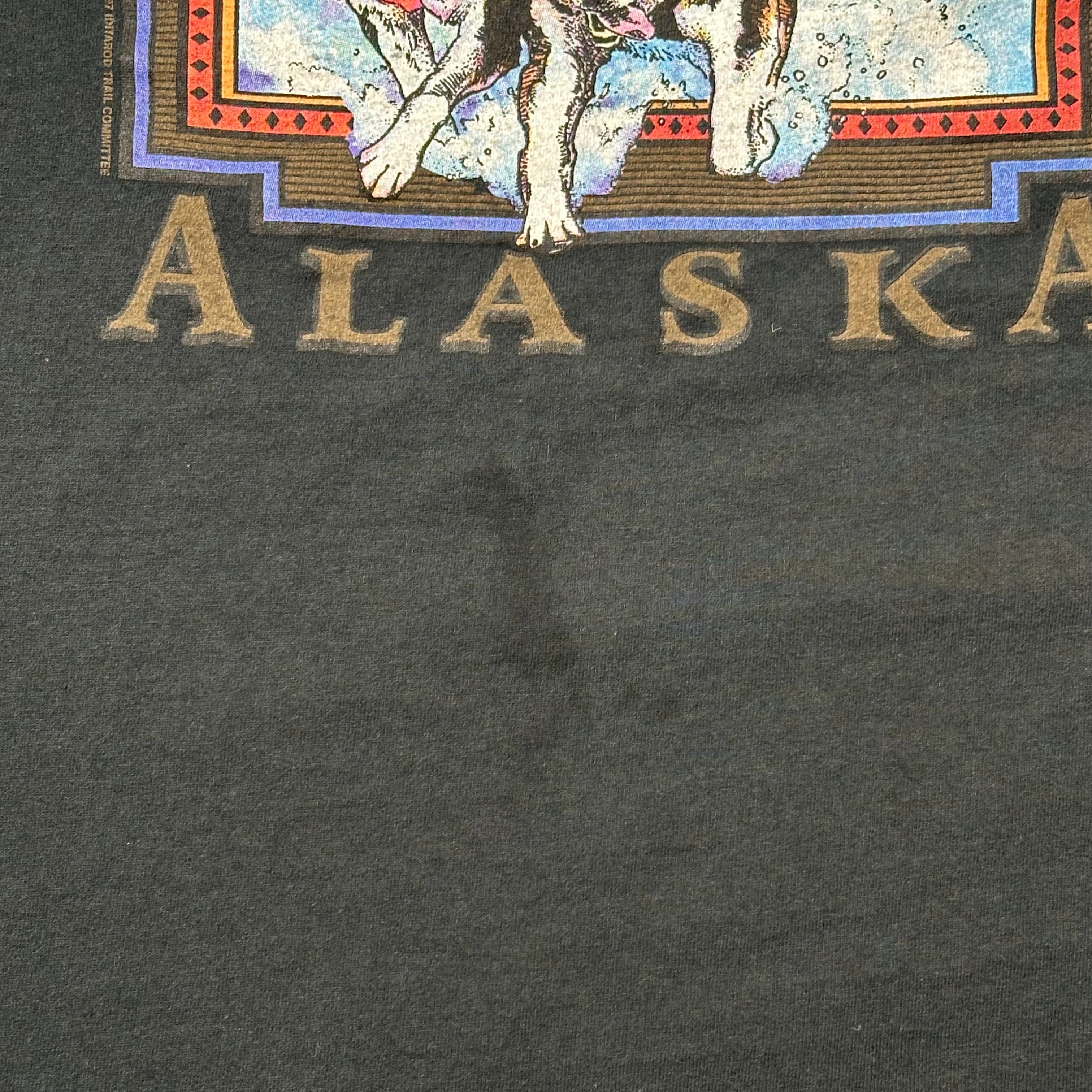 Iditarod Alaska front print detail