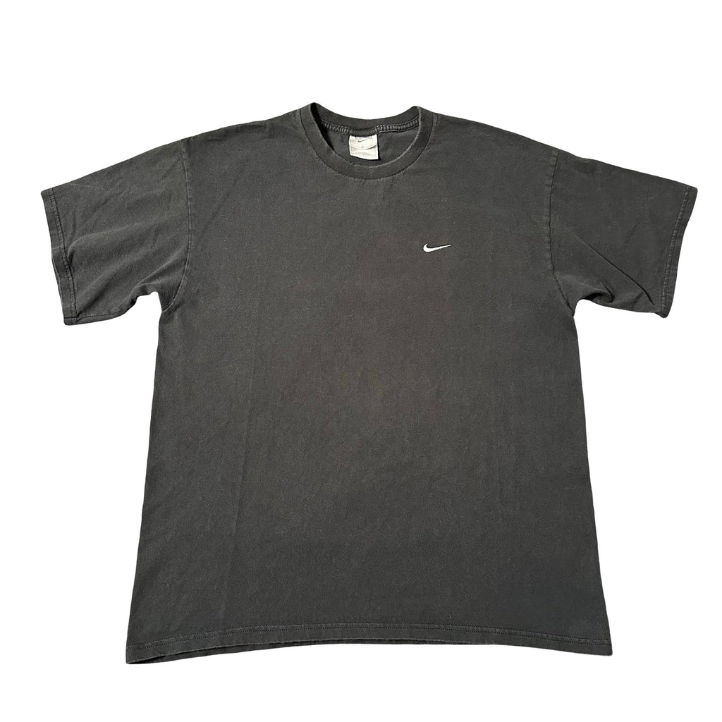 Nike black blank tee front