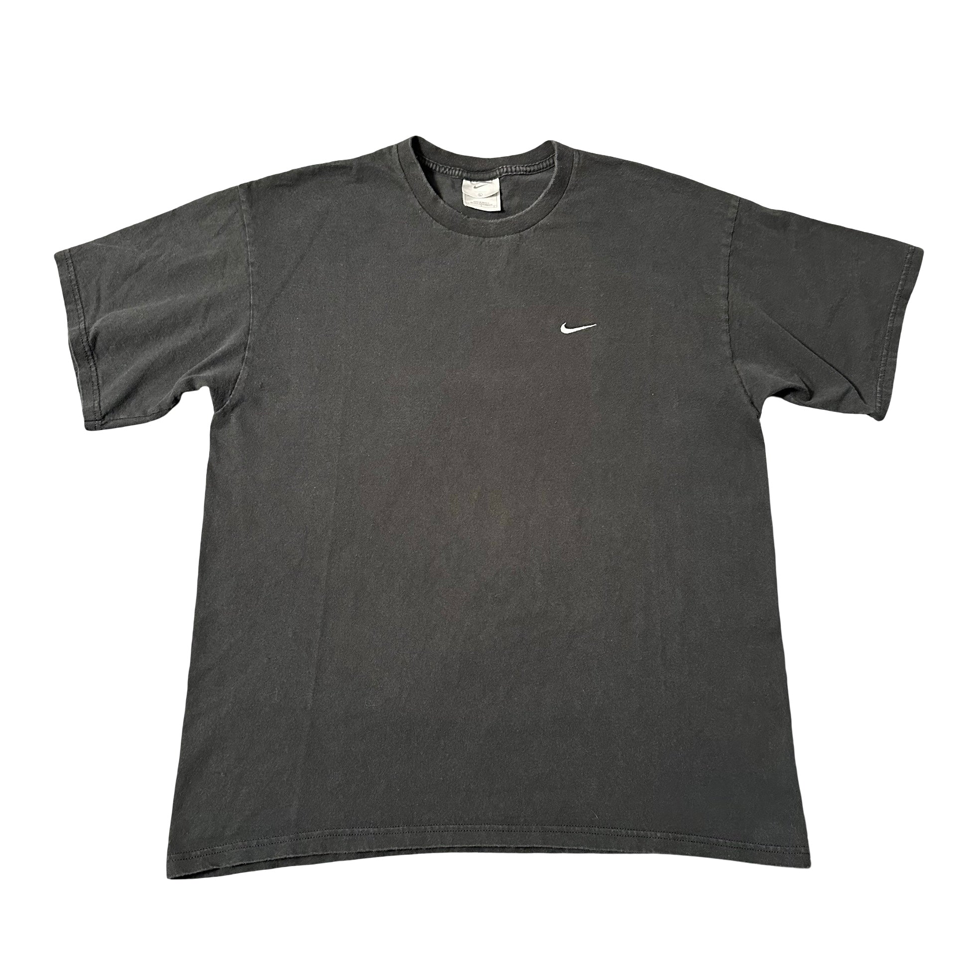 Nike black blank tee front