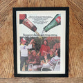 Seagrams Seven And 7UP Gets Things Stirring Framed Vintage Magazine Ad